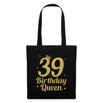 Birthday Queen 39 - Tote Bag - black - Front
