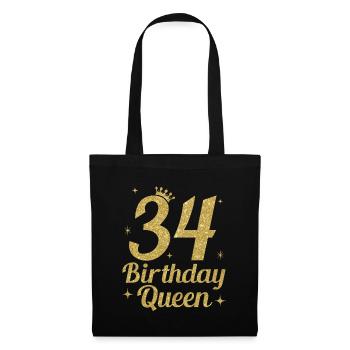 Birthday Queen 34 - Tote Bag - black - Front