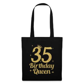 Birthday Queen 35 - Tote Bag - black - Front
