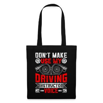 My Driving Instructor Voice Driving Instructor Voice Profession - Tote Bag - black - Front