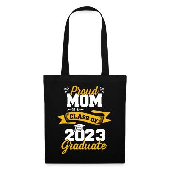 Fière maman d’un diplômé de la promotion 2023 - Sac en tissu - noir - Devant