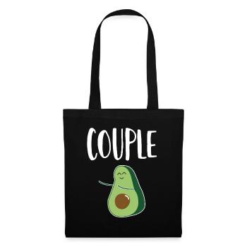 Partner Look Couple Partner Couple Couple Family - Tote Bag - black - Front