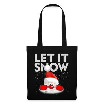 Joyeux Noël Noël Noël Père Noël - Sac en tissu - noir - Devant