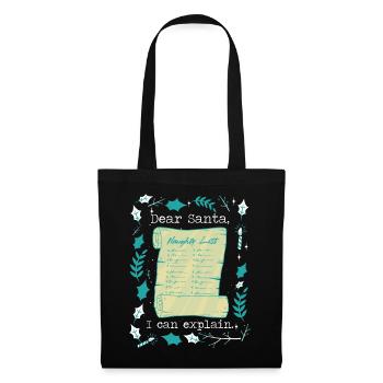 Joyeux Noël Noël Noël - Sac en tissu - noir - Devant