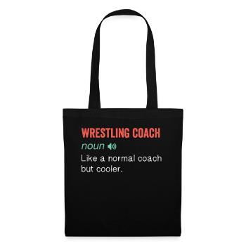 Noun Definition Nutrition Wrestling Coach Wrestler - Tote Bag - black - Front