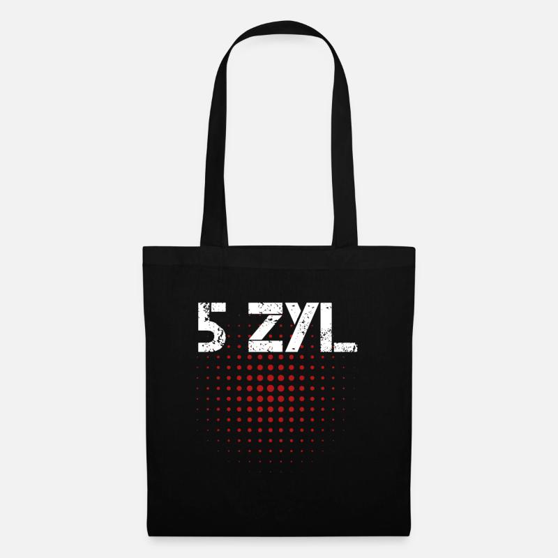 5 Cylinder Engine Tuning Car Tuner - Tote Bag - black