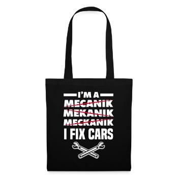 Car mechanic saying - Tote Bag - black - Front