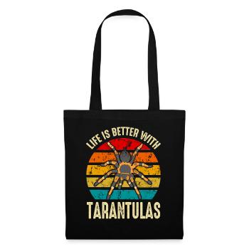 Life Is Better With Tarantulas Spider owner - Tote Bag - black - Front