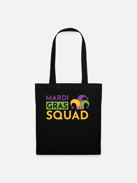 Mardi Gras Squad - Stoffbeutel - Schwarz