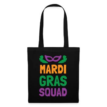 Escouade de Mardi Gras - Sac en tissu - noir - Devant