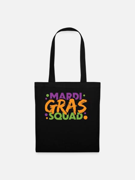 Mardi Gras Squad - Stoffbeutel - Schwarz