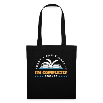 Bookworm Book Lover Literary Reading - Tote Bag - black - Front