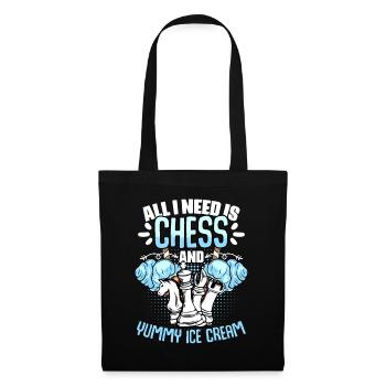 All I Need Is Fun Chessboard Game for a - Tote Bag - black - Front