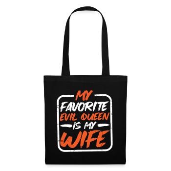 My Favorite Evil Queen Is My Wife 9 - Tote Bag - black - Front