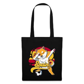 Spanien Fußball - Stoffbeutel - Schwarz - Vorne