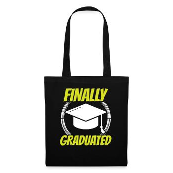 Finally Graduated Graduate Graduate - Tote Bag - black - Front
