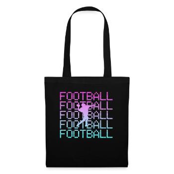 football rugby - Tote Bag - black - Front