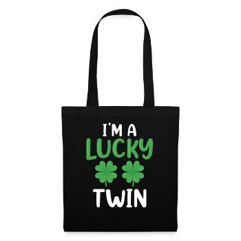 I am a happy twin Ireland Irish - Tote Bag - black - Front