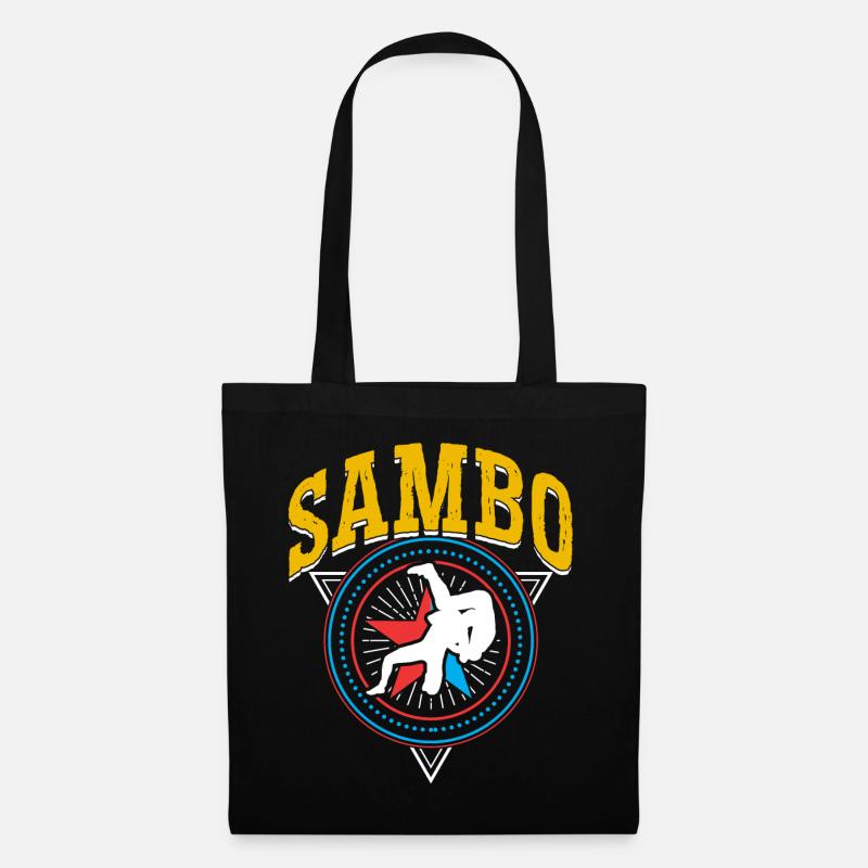 Sambo Kampfkunst Kampfsport Training Trainer - Stoffbeutel - Schwarz