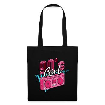 90s 90s Girl - Tote Bag - black - Front
