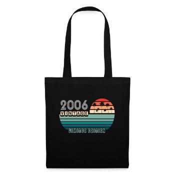 Vintage Birthday Birthday Retro 2006 Limited - Tote Bag - black - Front