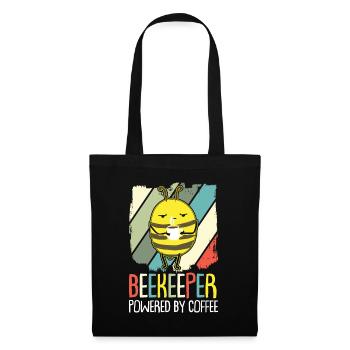 Cadeau d'apiculteur apiculteur abeille abeille - Sac en tissu - noir - Devant