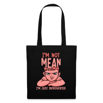 I'm not evil I'm just an introvert - Tote Bag - black - Front