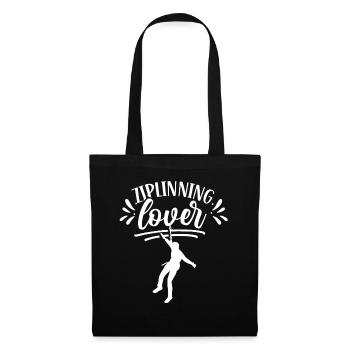Ziplining lover zip line Sport Zipline - Tote Bag - black - Front