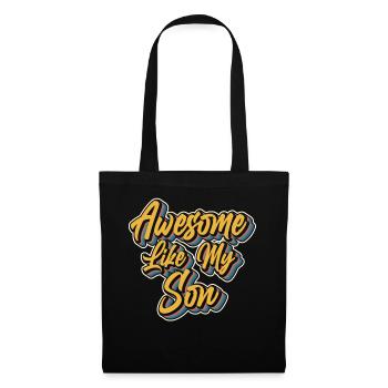 Fantastique Comment mon fils père papa papa dit - Sac en tissu - noir - Devant