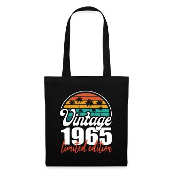 Vintage Birthday Birthday Retro 1965 Limited - Tote Bag - black - Front