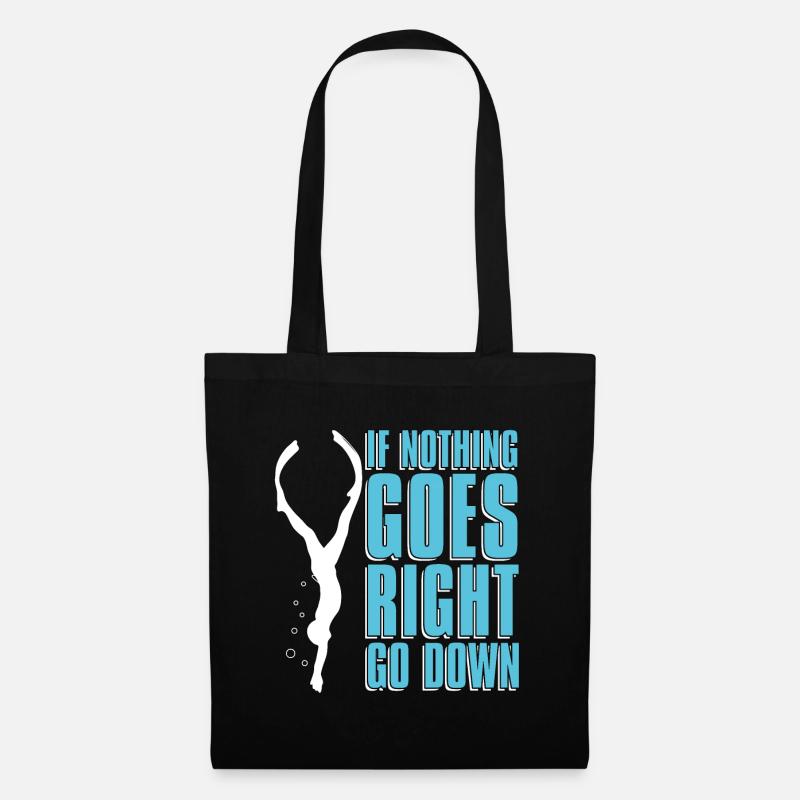 Apnée de plongée Apnée Cadeau d’apnée - Sac en tissu - noir