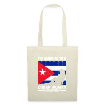 Cuba Wife | Cuban Cuban Flag Gifts - Tote Bag - nature - Front
