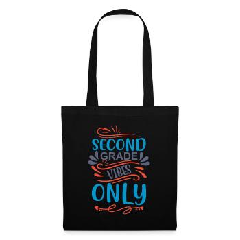 Back To School Second Grade Vibes Retro Teacher - Tote Bag - black - Front