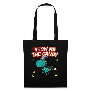 Show Me The Candy Halloween Costume Trick Or Treat - Tote Bag - black - Front
