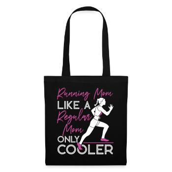 Running Runner Semi-Marathon Maman - Sac en tissu - noir - Devant