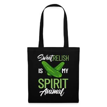 Sweet Relish Pickles Bottle Spice Jar - Tote Bag - black - Front
