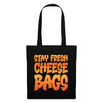 Stay Fresh Cheese Bags 21 - Tote Bag - black - Front