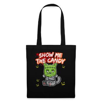 Show Me The Candy Halloween Costume Trick Or Treat - Tote Bag - black - Front