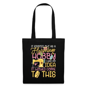 Passe-temps inoffensif - Sac en tissu - noir - Devant