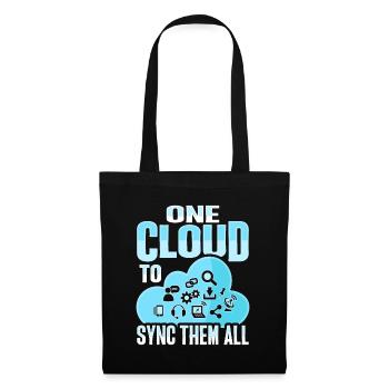 Cloud-Administrator Cloud-Devops - Stoffbeutel - Schwarz - Vorne