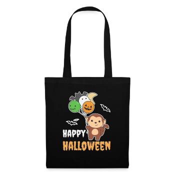 Affe Halloween Luftballons für Kinder süße Affen - Stoffbeutel - Schwarz - Vorne