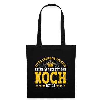 Koch - Stoffbeutel - Schwarz - Vorne