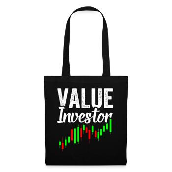 Value Investor Financier Invest Investors - Tote Bag - black - Front