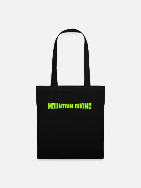 Mountain biking - Stoffbeutel - Schwarz