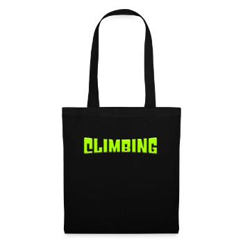 Grimper - Sac en tissu - noir - Devant