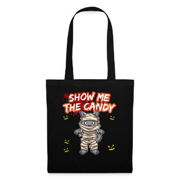 Show Me The Candy Halloween Costume Trick Or Treat - Tote Bag - black - Front
