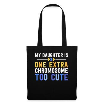 Family Down Syndrome Awareness for Dad Mom Extra - Tote Bag - black - Front