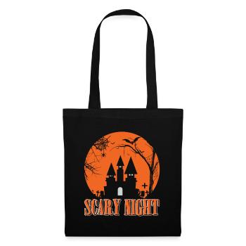 Scary halloween pumpkin witches zombie ghosts - Tote Bag - black - Front