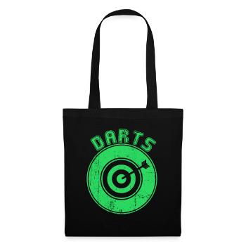 darts - Stoffbeutel - Schwarz - Vorne