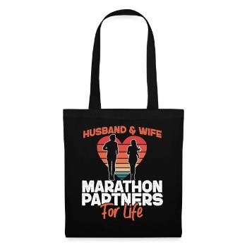 Running Runner Half Marathon - Tote Bag - black - Front